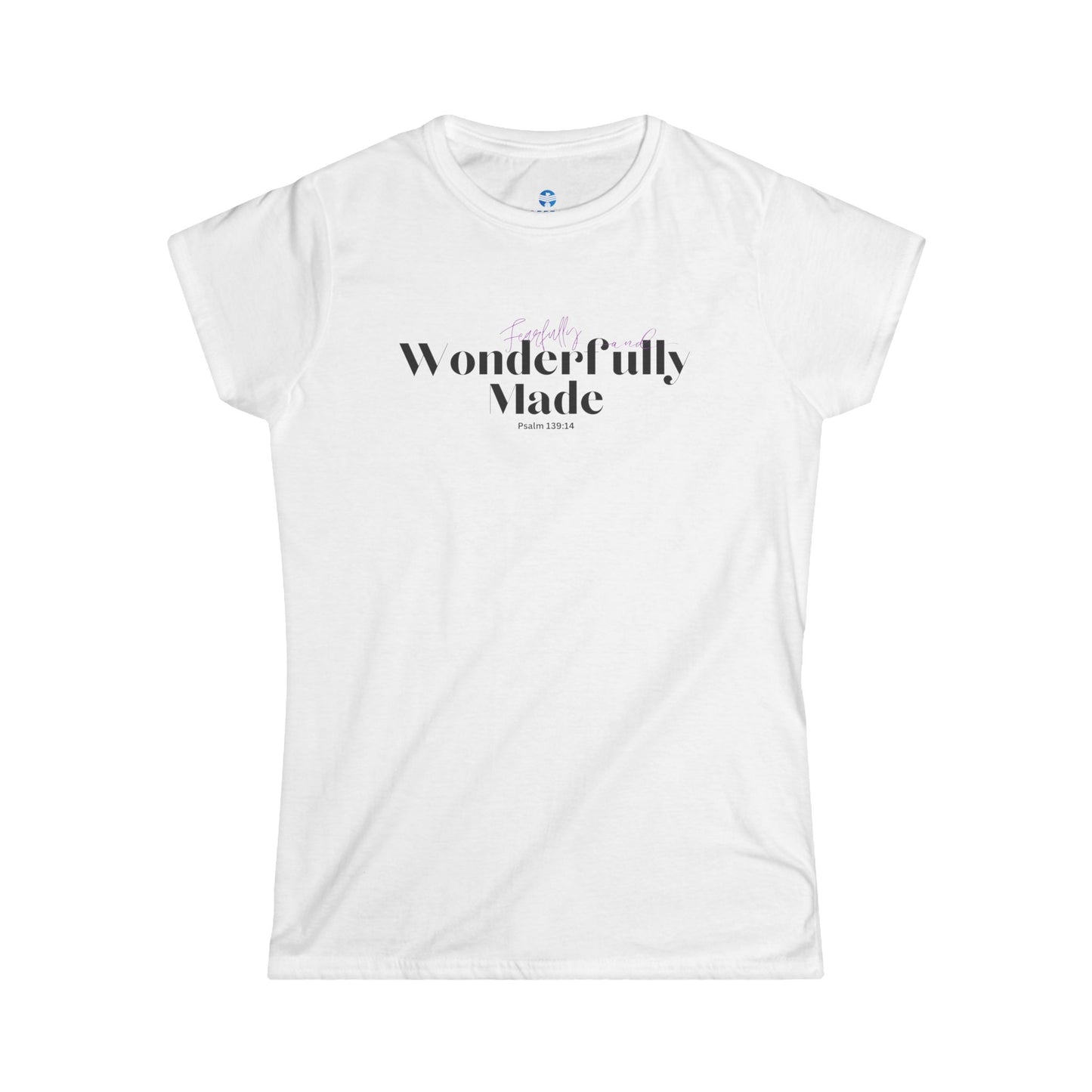 Christian Women's Tee - Fearfully and Wonderfully Made, Inspirational Bible Verse Shirt, gift got her