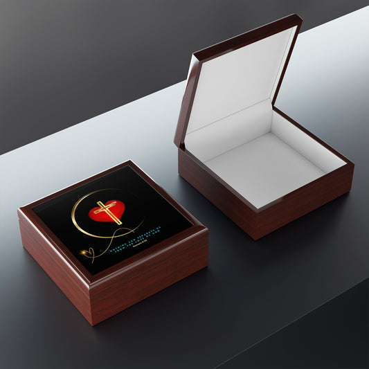 Christian Jewelry Box, God Loves You, Confirmation Gifts, Communion Gifts, holiday gift, Gift for loved ones