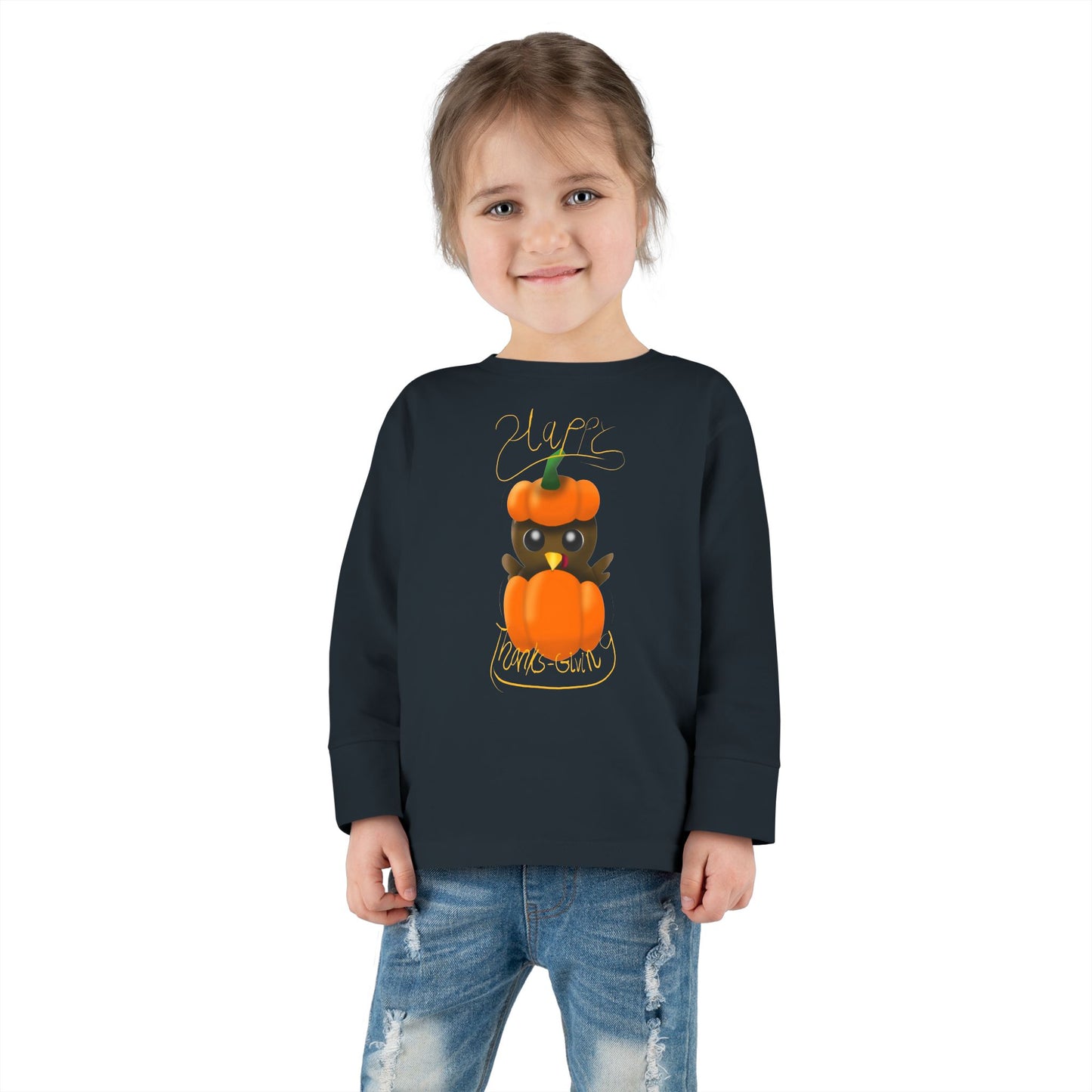 Toddler Pumpkin Sweatshirt, inspirational holiday sweatshirt for kids, gift for kids