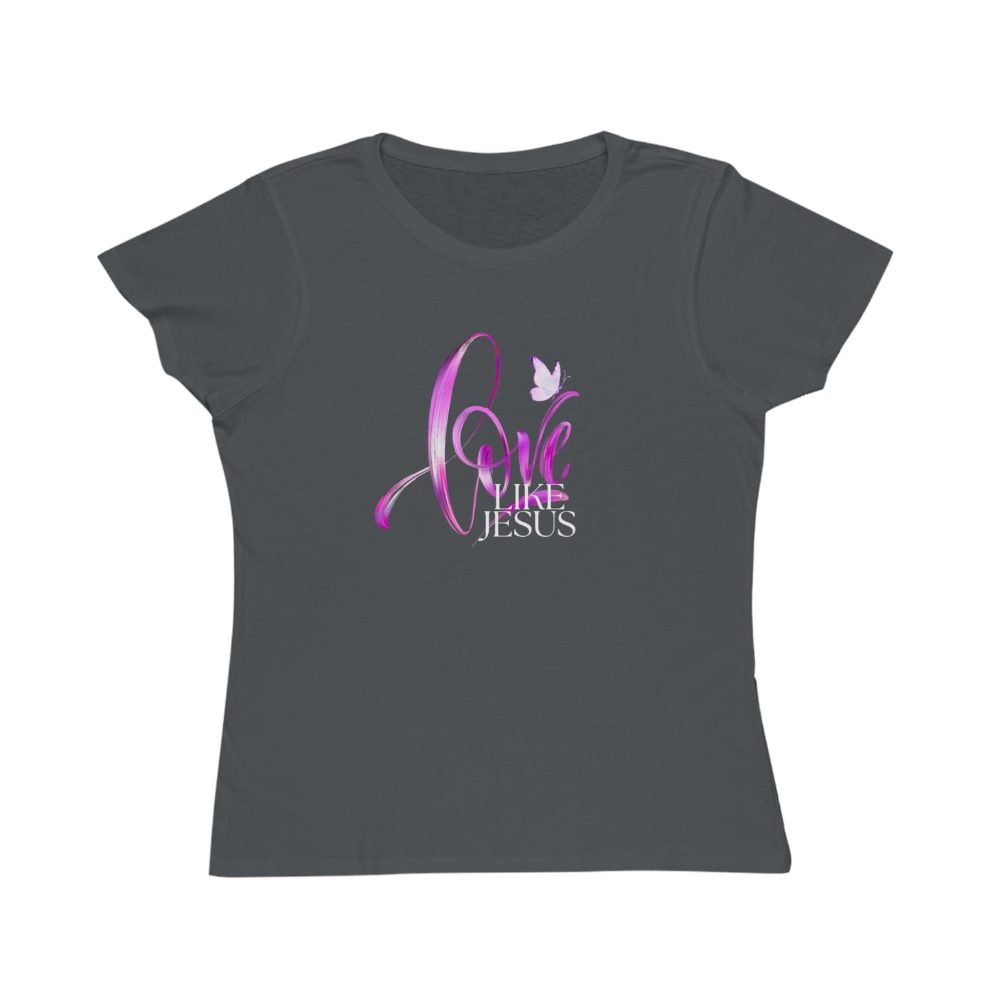 Love like Jesus shirt, Religious Women's T-Shirt,  Christian Gifts for Her, Organic Tee