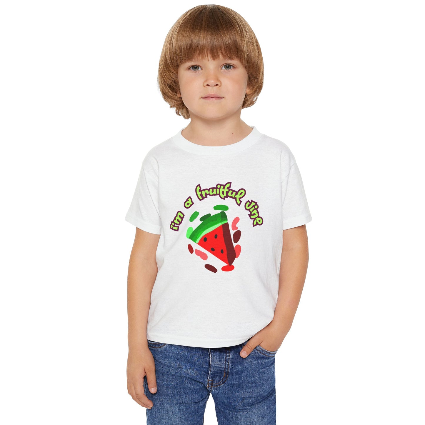 Kids Fruitful Vine Toddler T-shirt, Watermelon t-shirt for kids, gift for kids, inspirational tee