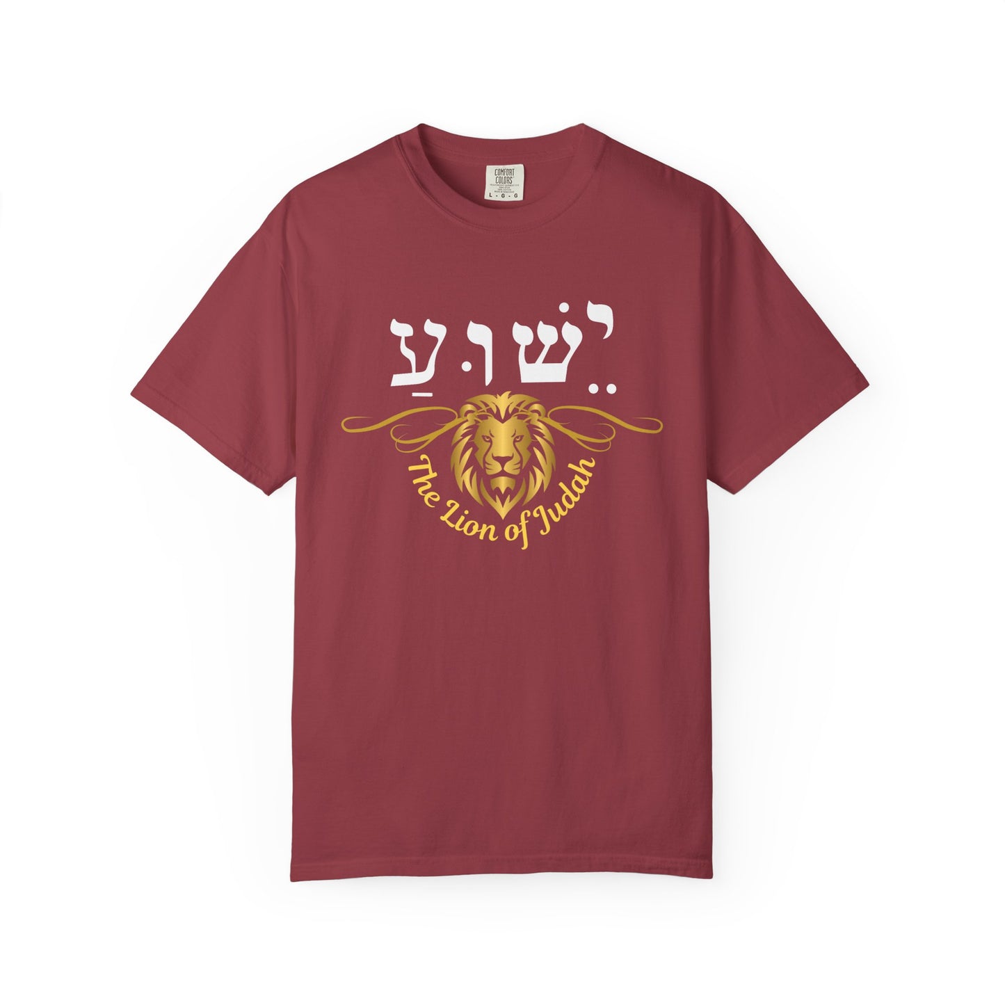 Lion of Judah Jesus Hebrew Name T-Shirt, Christian Gift for Him, Religious shirt