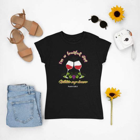 Fruitful Vine Women's Tee - Inspirational Bible Verse Shirt for Women, gift for her