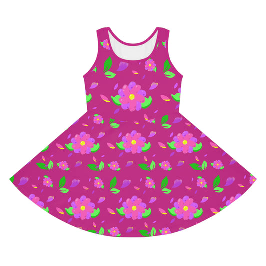 Kids Flowering Sleeveless Sundress