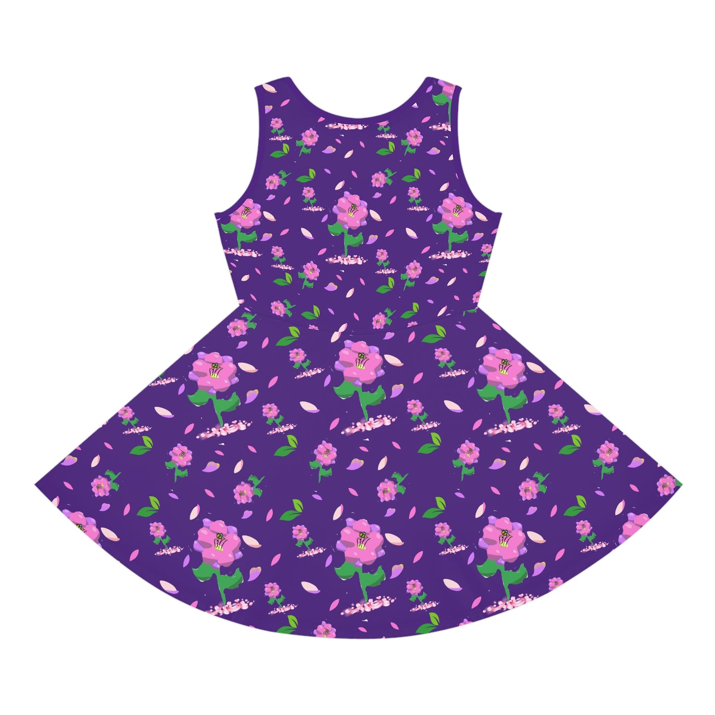 Girls' Sleeveless Sundress flowering style