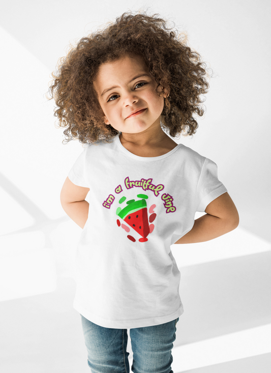 Kids Fruitful Vine Toddler T-shirt, Watermelon t-shirt for kids, gift for kids, inspirational tee