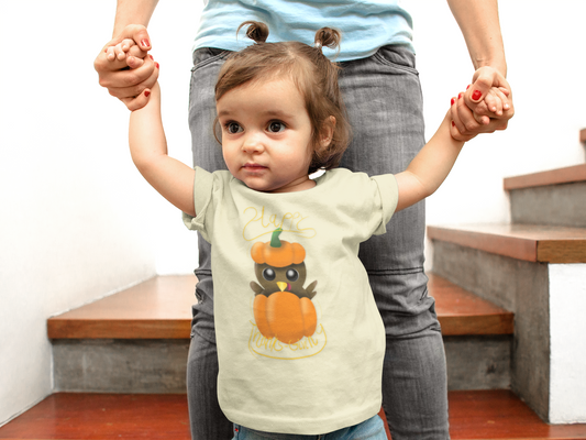 Kids Thanksgiving Tee - Baby Cute Pumpkin Design, inspirational tee,  holiday gift for kids