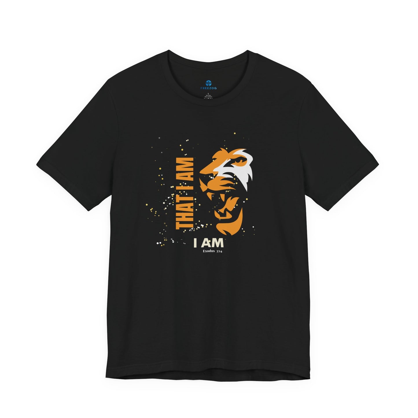 I AM That I AM Lion of Judah Shirt for Men | Revelation 5:5 Christian T-Shirt | Lion Tee | Jesus Faith Apparel | Christian Gift for Him