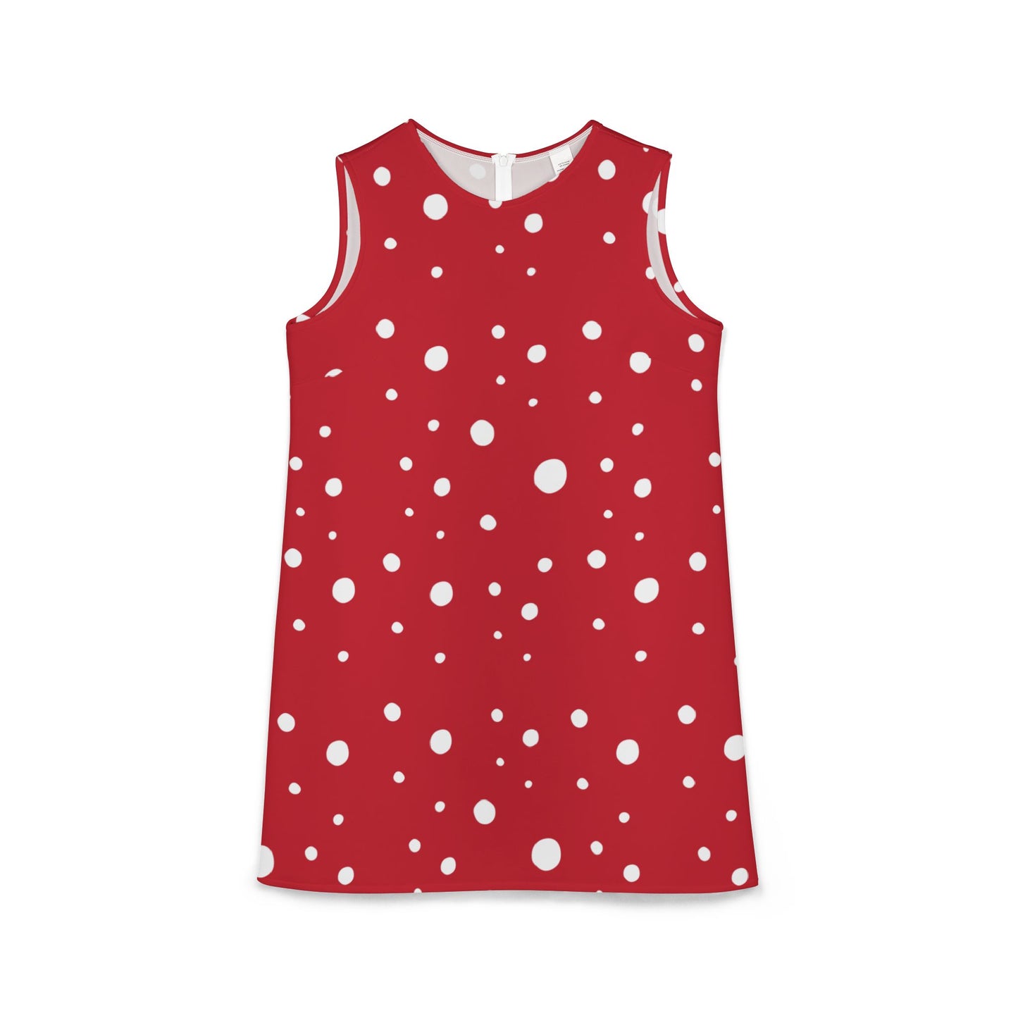 Sleeveless cute polka dot Dress