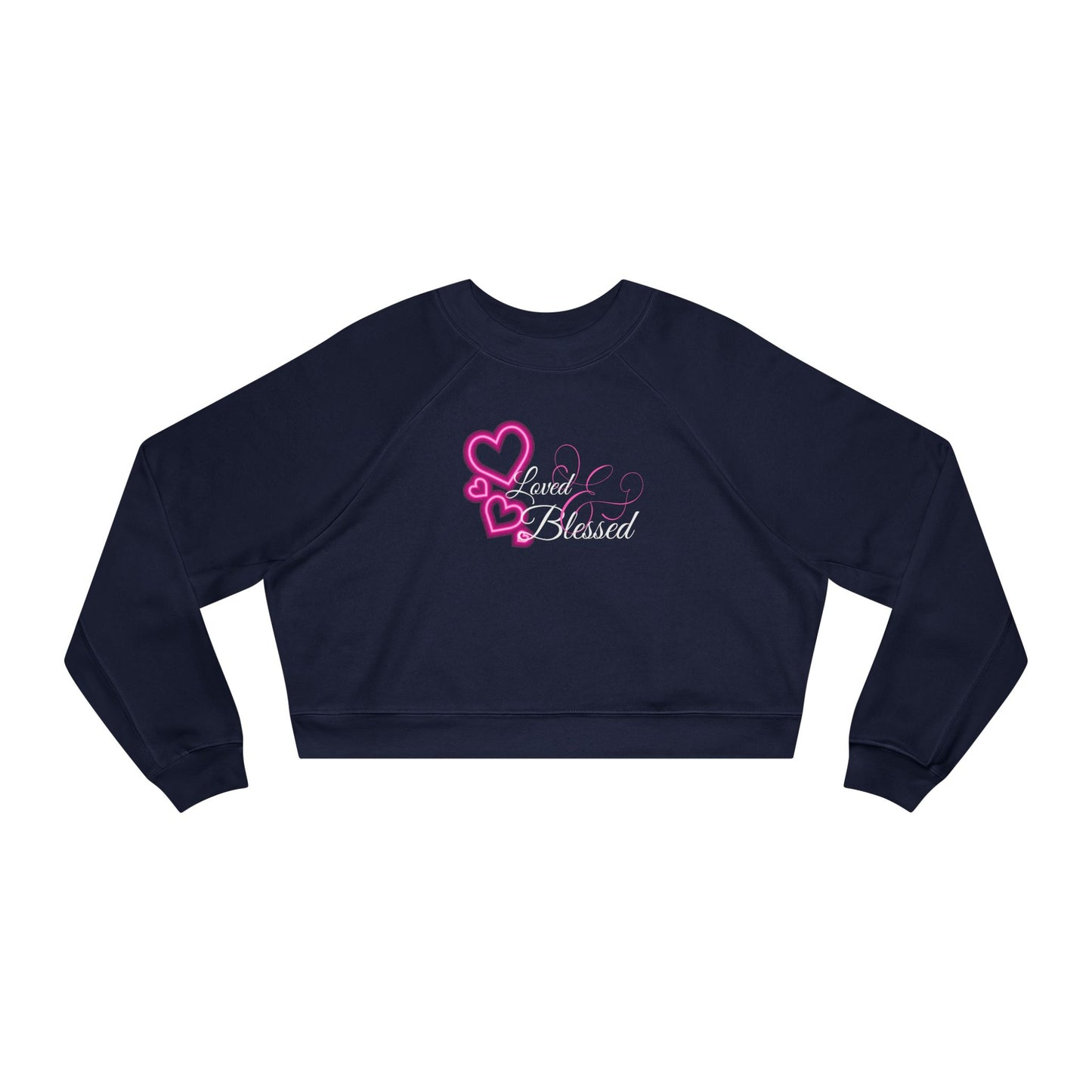 Women's Sweatshirt, Love Heart Blessed Faith Gift, gift for her