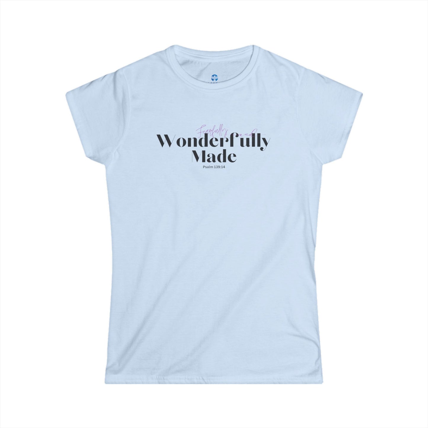 Christian Women's Tee - Fearfully and Wonderfully Made, Inspirational Bible Verse Shirt, gift got her