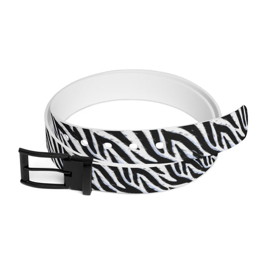 Belt, Zebra Stripe Animal Print Fashion Belt, Cute Women's Zebra Style Waist Belt, Gift for Her, Trendy Accessory, ladies dress Belt