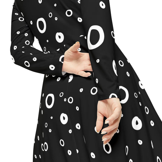 Polka Dot Dance Dress for woman, gift for her, holiday gift