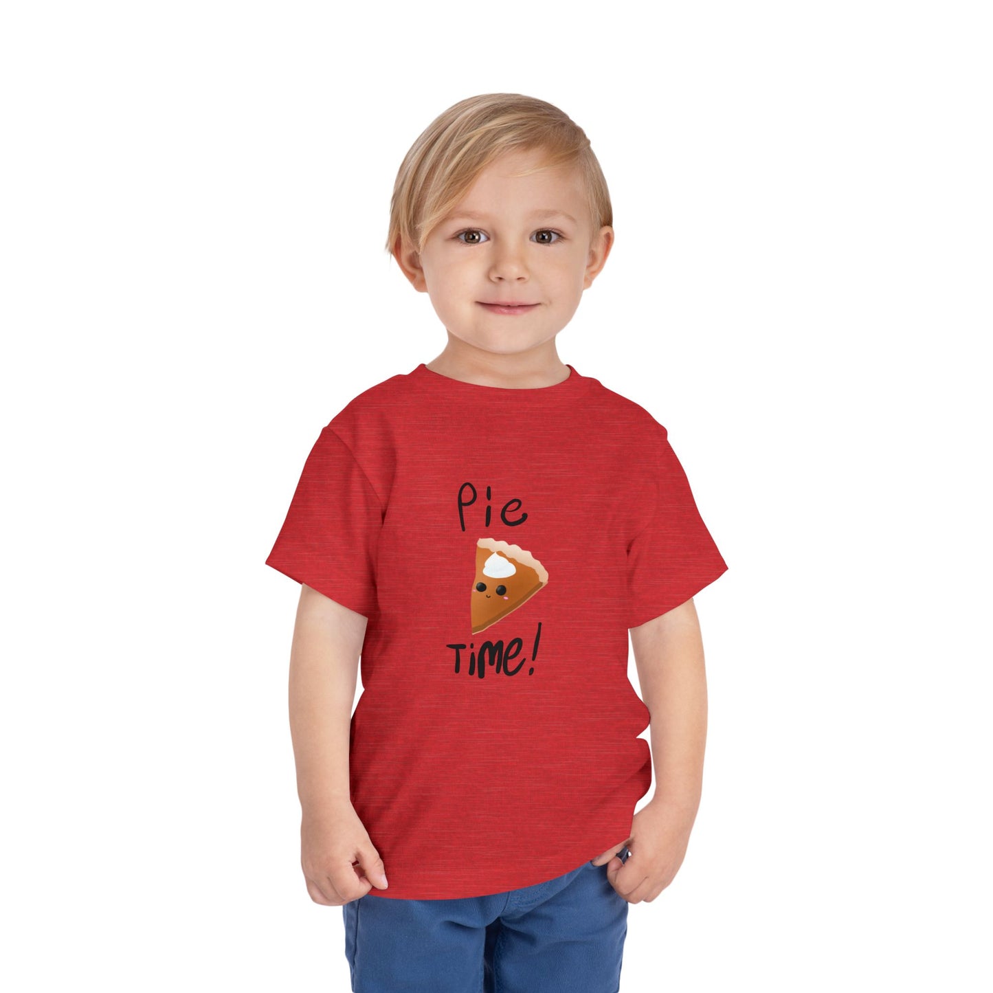 Pie Design Thanksgiving Toddler Tee, Kids Autumn Gift Shirt, Thanksgiving Kids T-Shirt, Fall Pie Shirt for Kids, Cute Pumpkin Pie Tee