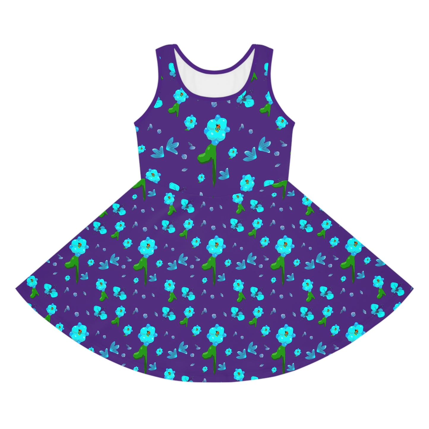 Girls' Sleeveless flower dress