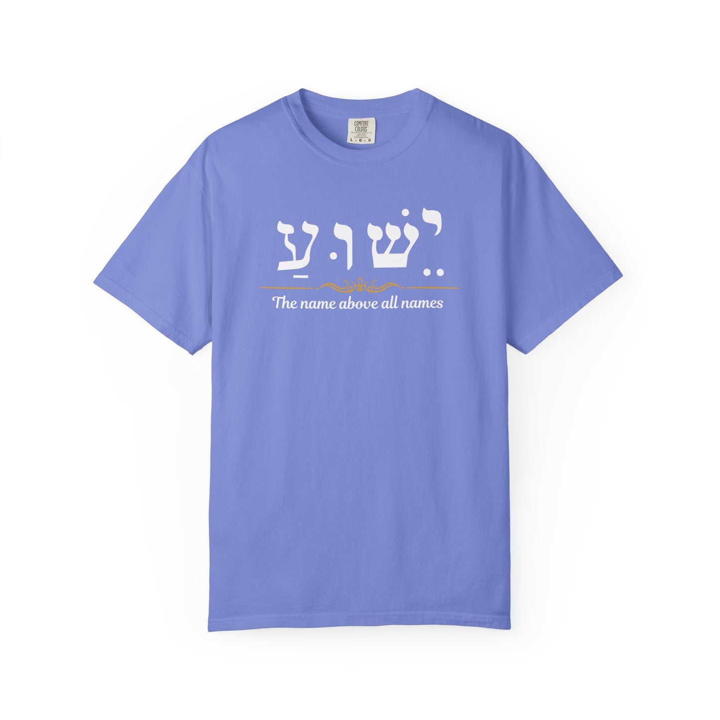Jesus Hebrew Name Above All Names T-Shirt, Faith Gift, inspirational Religious Tee